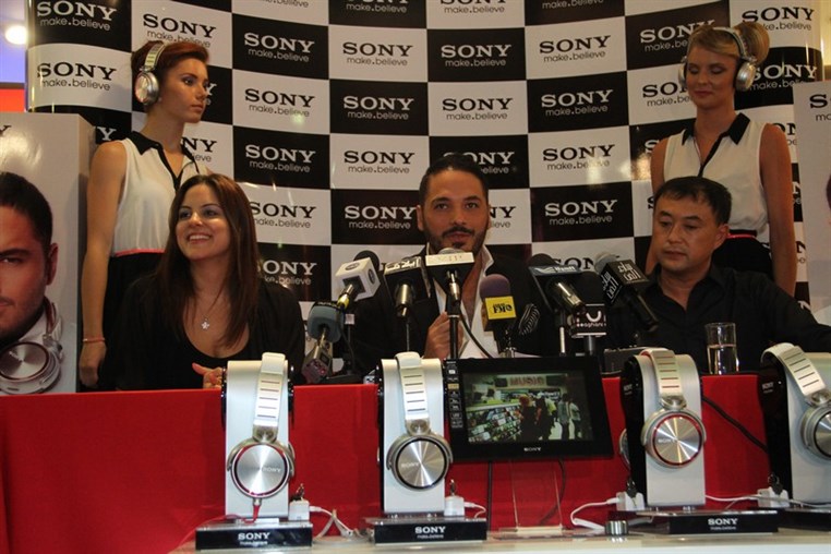 Ramy Ayach Launching of Sony XB Headphones